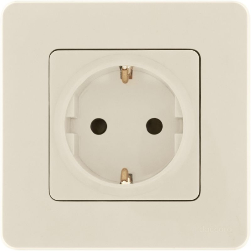 Розетка 1-м СП Inspiria 16А IP20 250В 2P+E защ. шторки немецк. стандарт механизм сл. кость IEK 673731 фото 4