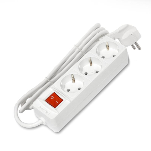 Удлинитель 3х1.5м с заземл. 16А IP20 3.5кВт ПВС 3х1 с выкл. бел. DOMTOK 2379 фото 3 Удлинитель 3х1.5м с заземл. 16А IP20 3.5кВт ПВС 3х1 с выкл. бел. DOMTOK 2379 фото 3