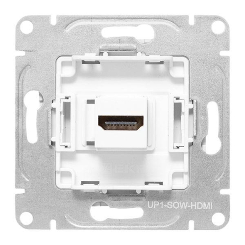 Розетка СП Эпика HDMI механизм бел. EKF UP1-SOW-HDMI фото 4