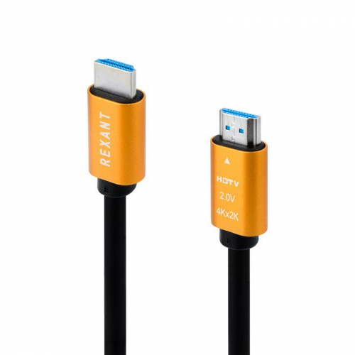 Кабель HDMI - HDMI 2.0 3м (GOLD) Rexant 17-6105 фото 3