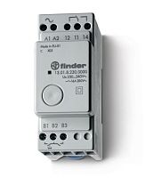 Реле модульное электронное шаговое/моностабильное 1НО 16А 24В AC/DC Ш=35мм IP20 FINDER 130100240000