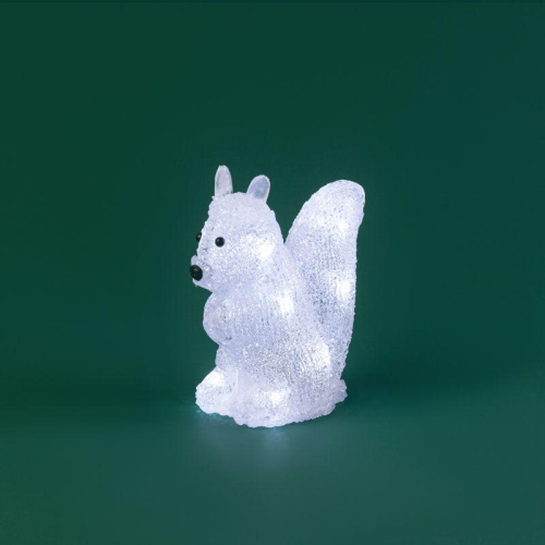 Фигура светодиодная акриловая "Белка" 17.5х12х18см 12LED 0.5Вт 4.5В IP20 элементы питания 3хAAA (не в компл.) Neon-Night 513-341 фото 9