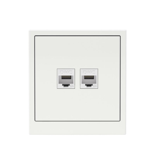 Розетка компьютерная 2-м KANT RJ45 кат.6A без шторки бел. магнолия DKC 7000674 фото 5 Розетка компьютерная 2-м KANT RJ45 кат.6A без шторки бел. магнолия DKC 7000674 фото 5