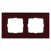 Рамка 2-м G-Glass стекло гранат. JasmartG1002GH