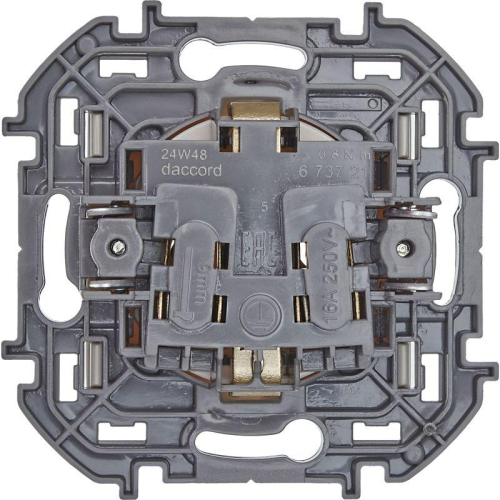 Розетка 1-м СП Inspiria 16А IP20 250В 2P+E немецк. стандарт механизм сл. кость IEK 673721 фото 4