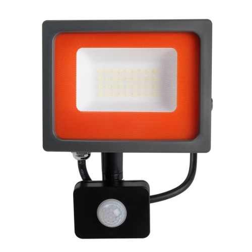 Прожектор светодиодный PFL-SC SENSOR 30Вт 6500К IP54 190-260В ДО закален. матов. стекло датчик движения инфракрасный JazzWay 5001411 фото 4