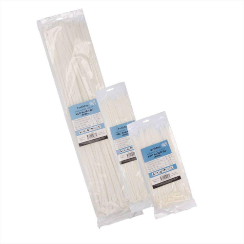 Хомут кабельный КСС "NORD" 5х200 бел. (уп.100шт) Fortisflex 79733 фото 5