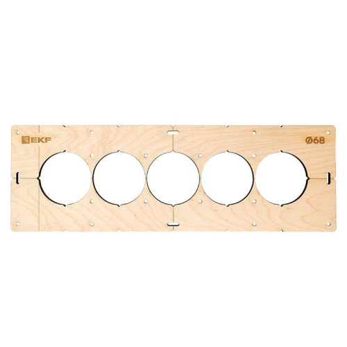 Комплект шаблонов для подрозетников d68мм Expert EKF sh-d68-k фото 2