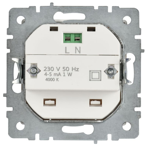 Подсветка светодиодная BRITE ПЛ20-БрАБ встраив. механизм арктич. бел. IEK BR-FL20-K91 фото 3 Подсветка светодиодная BRITE ПЛ20-БрАБ встраив. механизм арктич. бел. IEK BR-FL20-K91 фото 3