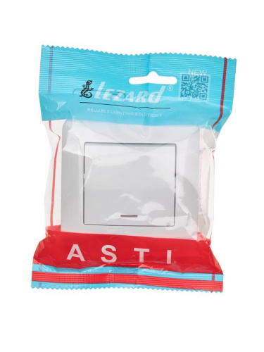 Выключатель 1-кл. 1п СП ASTI 10А IP20 с подсветкой в сборе бел. LEZARD 7081-0202-111 фото 3 Выключатель 1-кл. 1п СП ASTI 10А IP20 с подсветкой в сборе бел. LEZARD 7081-0202-111 фото 3