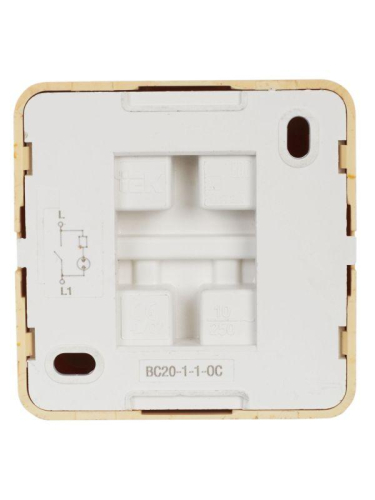 Выключатель 1-кл. ОП Октава 10А IP20 ВС20-1-1-ОС с индикацией сосна GENERICA EVO11-K03-10-DC фото 3 Выключатель 1-кл. ОП Октава 10А IP20 ВС20-1-1-ОС с индикацией сосна GENERICA EVO11-K03-10-DC фото 3