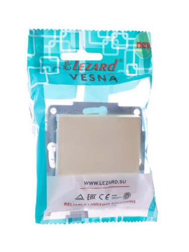 Выключатель 1-кл. 1п СП Vesna 10А IP20 с индикацией механизм крем. LEZARD 742-0388-111 Выключатель 1-кл. 1п СП Vesna 10А IP20 с индикацией механизм крем. LEZARD 742-0388-111