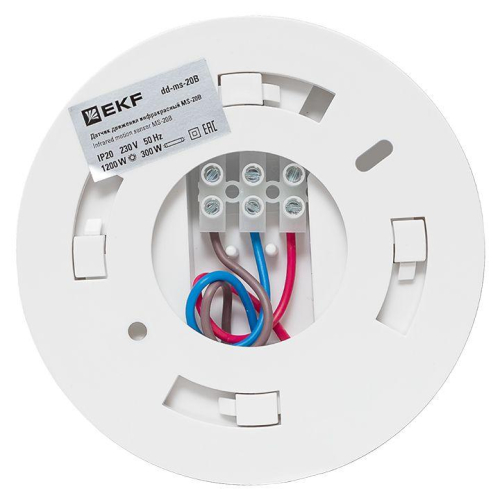 Датчик движения (ИК) MS-20B (ДД) потолоч. 1200Вт 360град. до 6м IP20 EKF dd-ms-20B фото 8