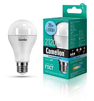 Лампа светодиодная LED25-A65/845/E27 25Вт грушевидная матовая 4500К бел. E27 170-265В Camelion 13572