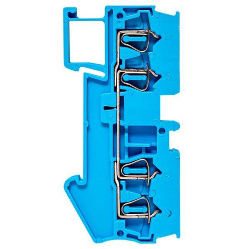 Колодка клеммная ST-2.5 28А 4 вывода пружинная син. PROxima EKF plc-jxb-st-2.5-4-blue фото 5