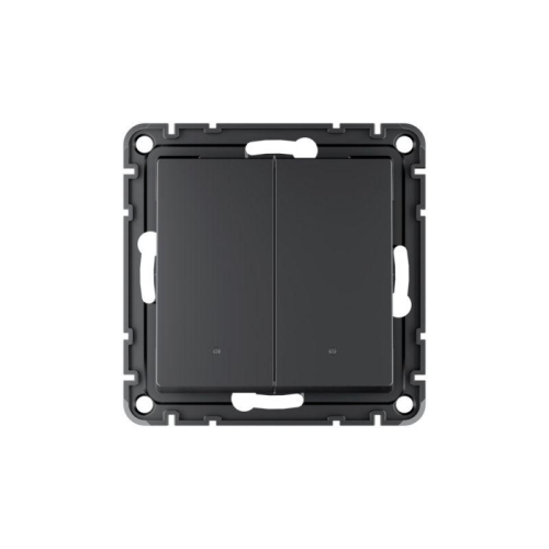 Выключатель 2-кл. AtlasDesign Smart 10А (сх. 5) L+N с подсветкой Zigbee механизм карбон SE ATN001053Z фото 7
