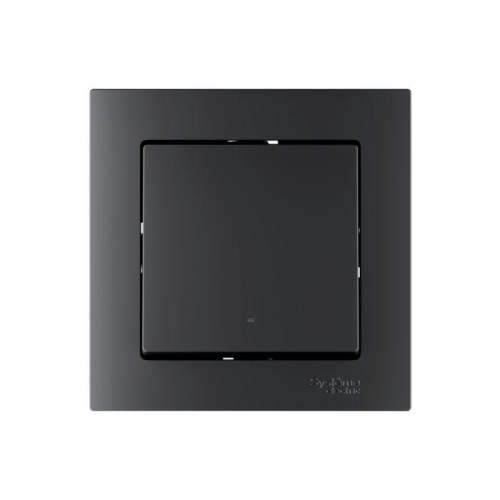Выключатель 1-кл. AtlasDesign Smart 10А (сх. 1) L+N с подсветкой Zigbee механизм карбон SE ATN001013Z фото 3