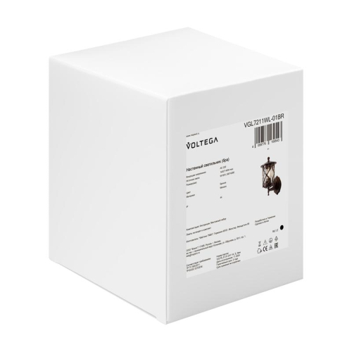 Светильник Mifi 1х40Вт E27 IP44 бра настен. Voltega VGL7211WL-01BR фото 4