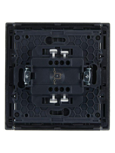 Выключатель 1-кл. СП FORTE&PIANO 10А FP502 с индикацией сталь IEK FP-V10-1-10-1-K46 фото 5