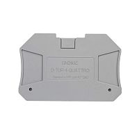 Изолятор торцевой для клемм TUR-2.5-QUATTRO (уп.100шт) DKC D-TUR-2.5-QUATTRO