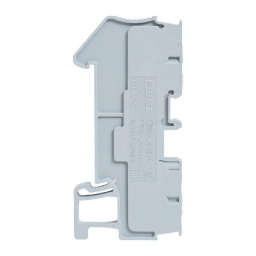 Колодка клеммная пружинная 1.5 Push-in 4 вывода сер. EKF PIT-1.5-4 фото 5