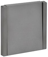 Выключатель 1-кл. FORTE&PIANO 10А FP510 с самовозвратом сталь IEK FP-V14-0-10-1-K46