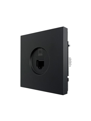 Розетка компьютерная 1-мест. СП ZIMA IP20 черн. бархат LEZARD 704-4288-140 фото 5