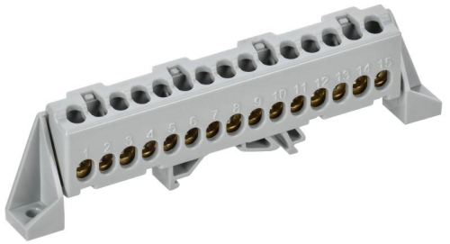 Шина L "фаза" в комб. изол. "Стойка" 6х9-15-Ср TEKFOR IEK TF-NN10-15-DP-K03 Шина L "фаза" в комб. изол. "Стойка" 6х9-15-Ср TEKFOR IEK TF-NN10-15-DP-K03