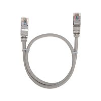 Патч-корд F/UTP кат.5e RJ45-RJ45 26AWG LSZH 0.5м сер. Rexant 02-0110-05