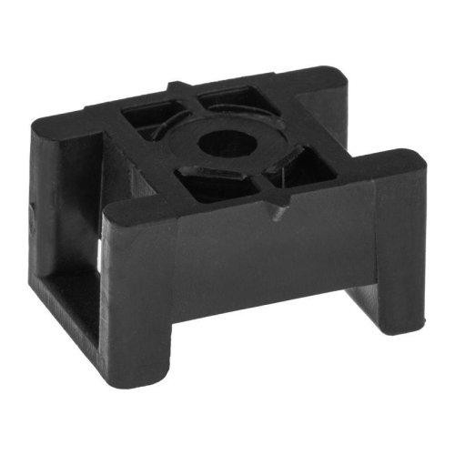 Площадка под стяжку для прямого монтажа 22х16мм черн. (уп.100шт) Rexant 07-2111 фото 2