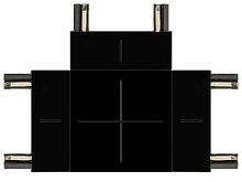 Коннектор Т-образный TRM-S5-CT BK для тонкого магнитного шинопровода черн. Эра Б0059032