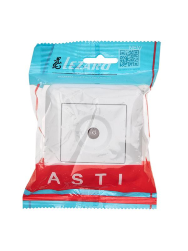 Розетка телевизионная оконечная TV СП ASTI IP20 в сборе бел. LEZARD 7081-0202-130 фото 4