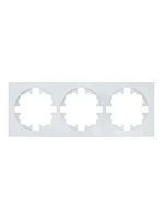 Рамка 3-м OSEN горизонт. квадрат бел. LEZARD 743-0200-148