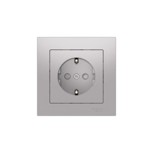 Розетка AtlasDesign 16А с заземл. защ. шторки быстрозажим. клем. в сборе алюм. SE ATN000344S фото 5 Розетка AtlasDesign 16А с заземл. защ. шторки быстрозажим. клем. в сборе алюм. SE ATN000344S фото 5