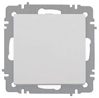 Выключатель 1-кл. СП Accent 6-101-01 10А IP20 250В AL/CU бел. Intro Б0063469