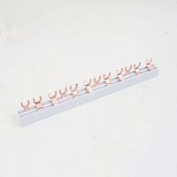 Шина соединительная BBS-MD63 FORK 3п 18 присоединений для модульной аппаратуры YON BBS-MD63F-3P18