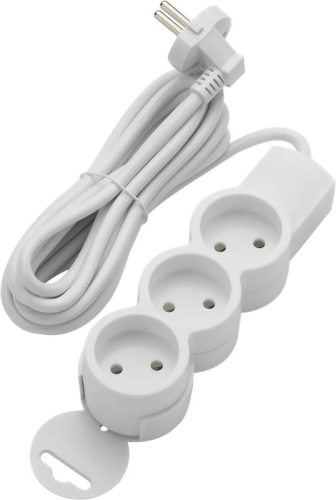 Удлинитель 3х3м без заземл. ПВС 2х0.75 REV 32002 1 фото 2 Удлинитель 3х3м без заземл. ПВС 2х0.75 REV 32002 1 фото 2