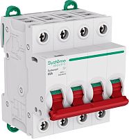 Выключатель нагрузки 4п 25А Systeme9 400В SE S9S40425