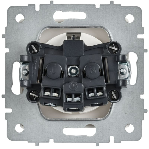 Розетка BRITE РС11-1-0-БрАБ 16А с заземл. без защ. шторок механизм арктич. бел. IEK BR-R11-16-K91 фото 5 Розетка BRITE РС11-1-0-БрАБ 16А с заземл. без защ. шторок механизм арктич. бел. IEK BR-R11-16-K91 фото 5