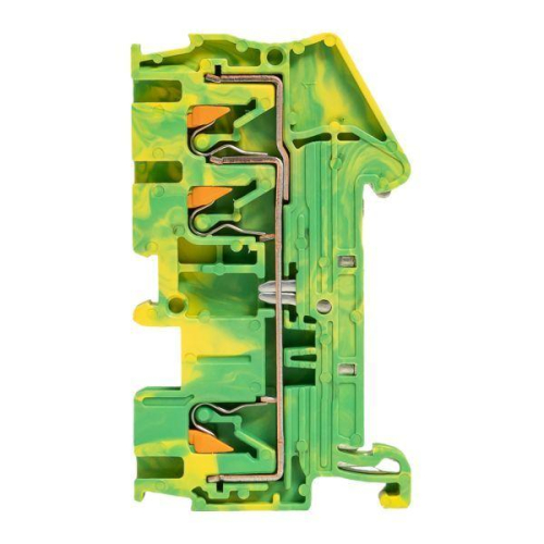 Колодка клеммная пружинная 2.5 Push-in 3 вывода земля EKF PIT-2.5-3-pe фото 7