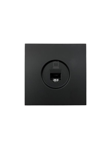 Розетка компьютерная 1-мест. СП ZIMA IP20 черн. бархат LEZARD 704-4288-140 фото 4