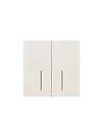 Выключатель 2-кл. с индик. СП ZIMA IP20 10А безвинт. зажим слон. кость LEZARD 704-9088-112QC