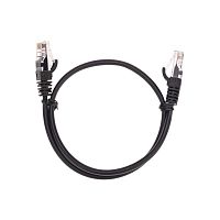 Патч-корд U/UTP CAT 5e RJ45-RJ45 26AWG LSZH черн. 0.5м Rexant 02-0102-05