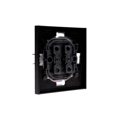 Выключатель проходной (переключатель) 1-кл. СП STRONG MIELE 10А антрацит Kranz KR-78-0708-5 фото 6