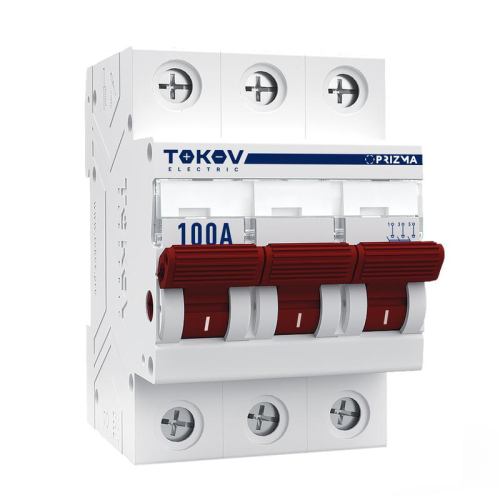 Выключатель нагрузки модульный 3п 100А PRIZMA TOKOV ELECTRIC TKE-PZ60-MDSI-3-100 Выключатель нагрузки модульный 3п 100А PRIZMA TOKOV ELECTRIC TKE-PZ60-MDSI-3-100
