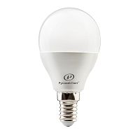 Лампа светодиодная RS LED G45 E14 6W 220-240V 4000К 6Вт шар 600лм Ra 90 Русский Свет 15010445051