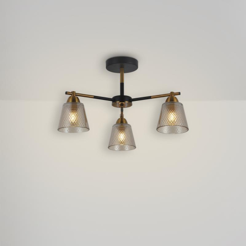 Люстра Kello 60Вт E27х3 IP20 Freya FR4015PL-03BBZ фото 3