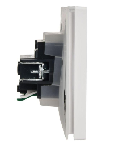 Розетка СП FORTE&PIANO16А IP44 FP219 с заземл. защ. шторки с крышкой безвинт. крепл. бел. IEK FP-R16-16-1-44-K01 фото 4