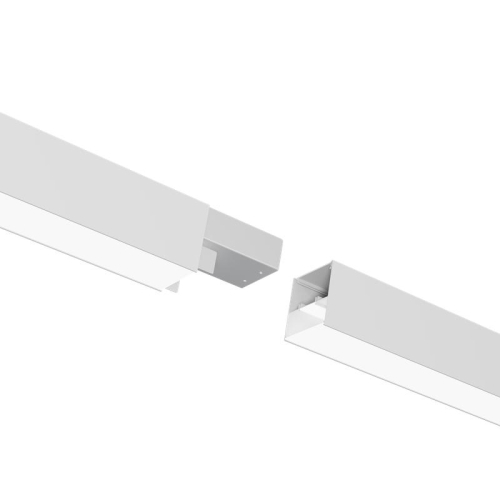 Светильник светодиодный ДПО/ДСО TS 02 S 48 OP 840 L1500 WH 1500х60х60мм 40Вт 4000К IP20 подвесной/накладной линейный со сквоз. провод. в компл. с тросом 3м бел. Русский Свет 11050224297 фото 3