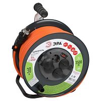 Удлинитель на метал. катушке 4х30м с заземл. IP44 RMx-4es-3x2.5-30m с выкл. ПВС 3х2.5 Эра Б0052920